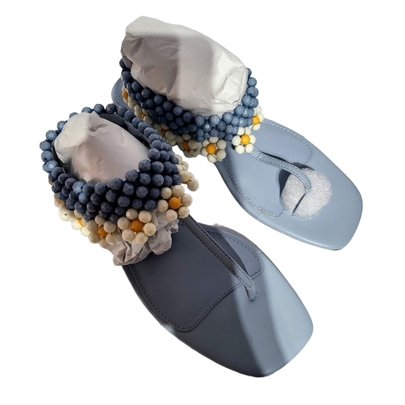 Katy Perry Gardener Anklet Sandal Blue 8 - Picture 6 of 8